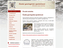 Tablet Screenshot of geologickaspolecnost.cz